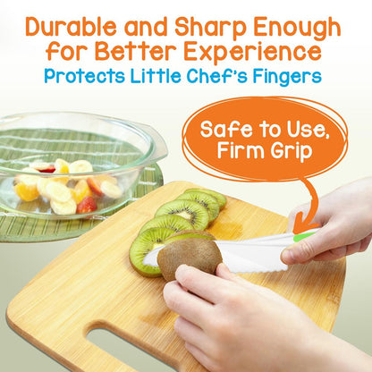 product image number 4 for NutriChef 3-Piece Nylon Kitchen Baking Knife Set