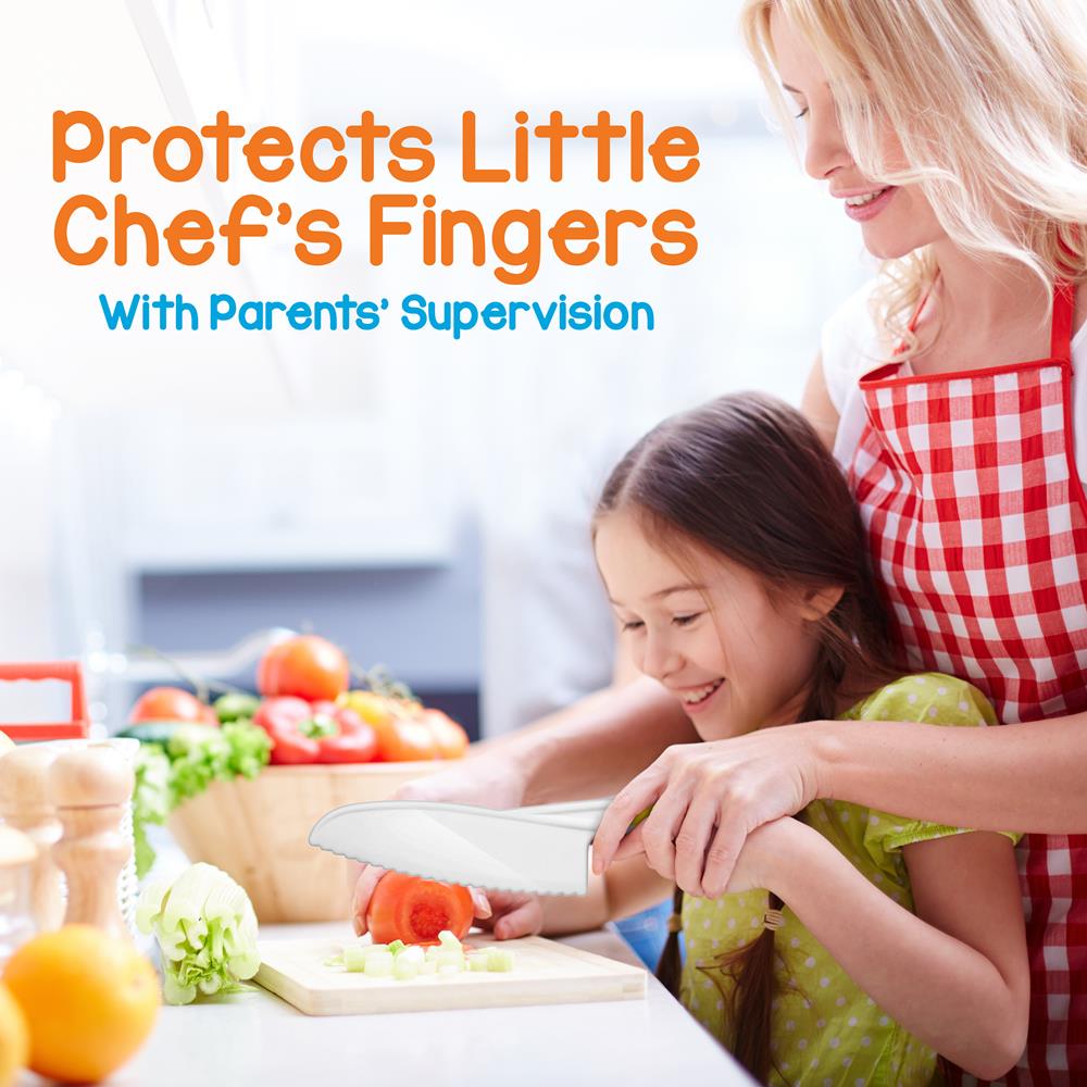 product image number 5 for NutriChef 3-Piece Nylon Kitchen Baking Knife Set
