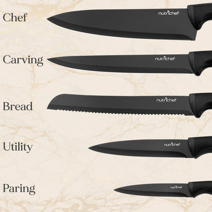 7-Piece Knife Set for Precision Cutting, Stainless Steel, Acrylic Stand