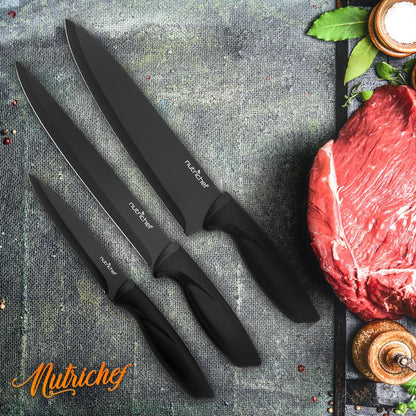 7-Piece Knife Set for Precision Cutting, Stainless Steel, Acrylic Stand