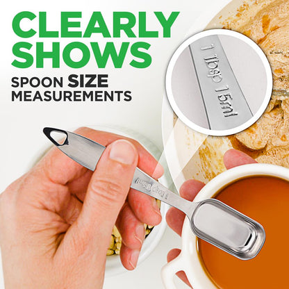 product image number 4 for NutriChef Kitchen Measuring Spoons