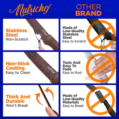 product image number 4 for NutriChef Steak Knives Set