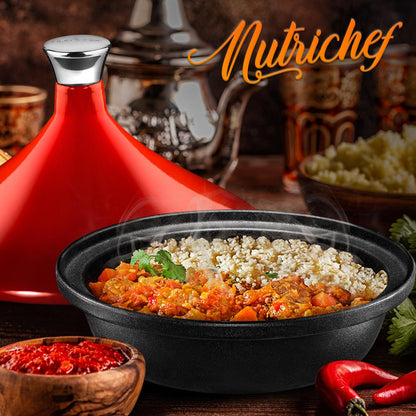 Tagine Moroccan Cast Iron Cooker Pot