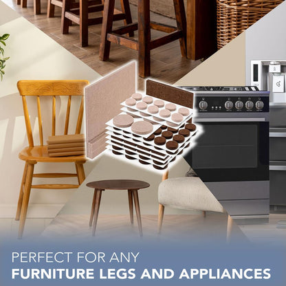 product image number 2 for NutriChef Felt Furniture Pads