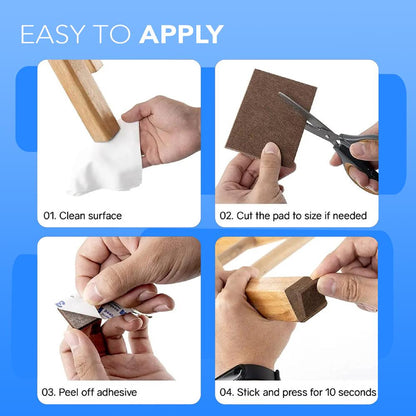 product image number 6 for NutriChef Felt Furniture Pads