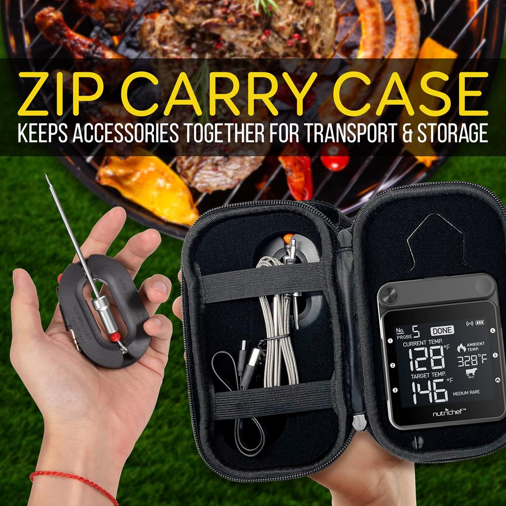 product image number 5 for NutriChef Wifi Wireless Bbq Digital Thermometer