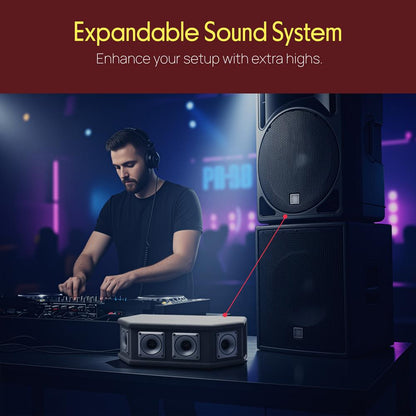 Système de tweeter DJ à 6 voies 