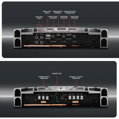 product image number 2 for Pyramid Pyramid 2 Channel Amplifier