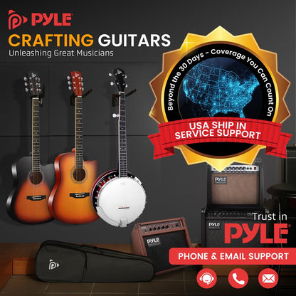5-String Banjo Kit, Rich Sound, Remo Head, Sapele Resonator, Red Burst