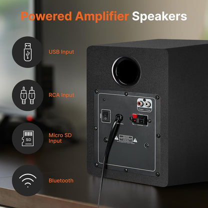 product image number 2 for Pyle Hi-Fi Home Bookshelf Monitor Speakers