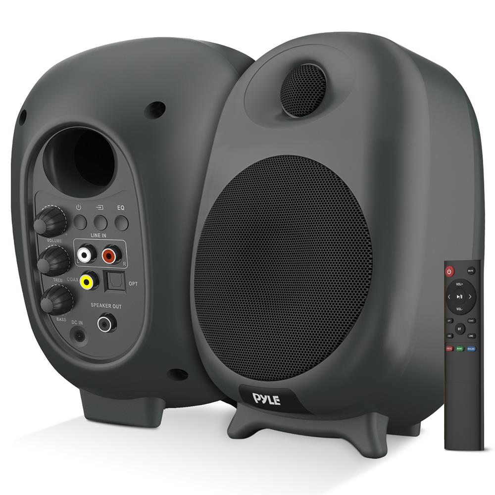 product image number 1 for Pyle Hi-Fi Home Bookshelf Monitor Speakers