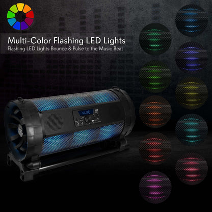 Système de microphone et haut-parleur BoomBox portable 