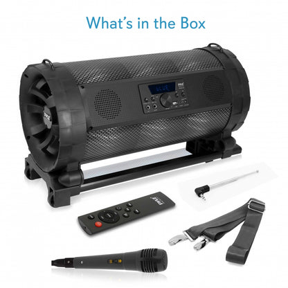 Système de microphone et haut-parleur BoomBox portable 