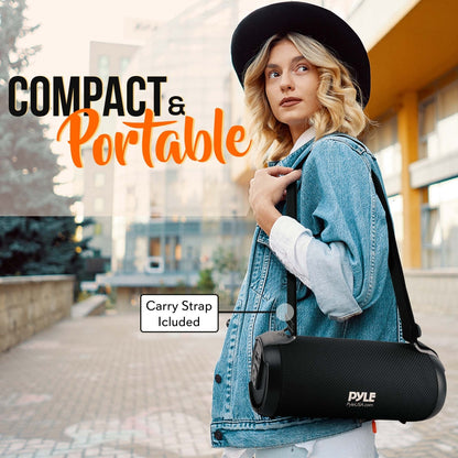 Portable Bluetooth Boombox Speaker - Wireless Streaming, 17W, Rechargeable