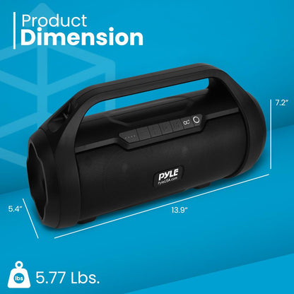 Wireless Bluetooth Boombox Speaker - Monstrous Sound, Waterproof, 40W