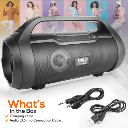 Wireless Bluetooth Boombox Speaker - Monstrous Sound, Waterproof, 40W