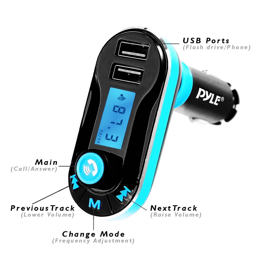 product image number 2 for Pyle Vehicle Plug-In Bluetooth Fm Transmitter