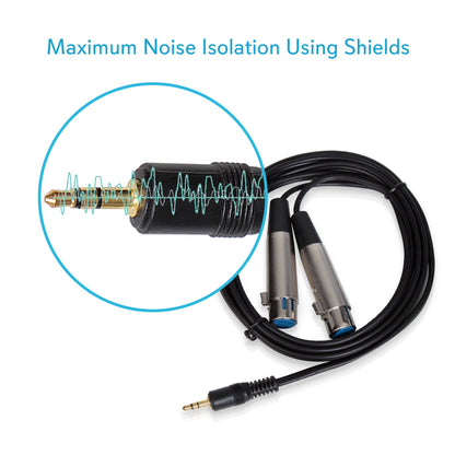 product image number 5 for Pyle 6' Ft. 3.5Mm-To-Xlr Cable