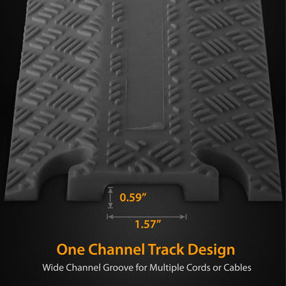 Cable Cover Ramp Safety Track, 1-Ch.