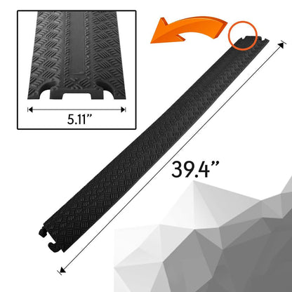 Cable Cover Ramp Safety Track, 1-Ch.