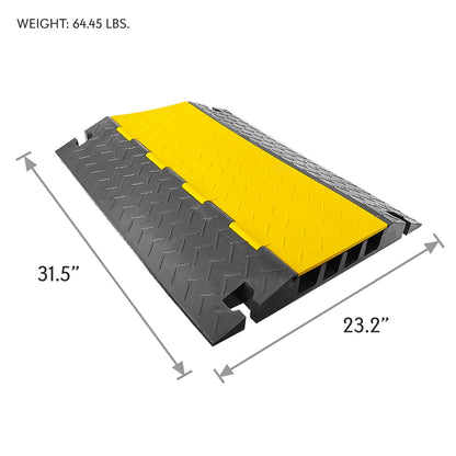 Cable Cover Ramp Safety Track, 4-Ch.