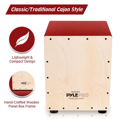 Caisse de percussion cajón en bois 