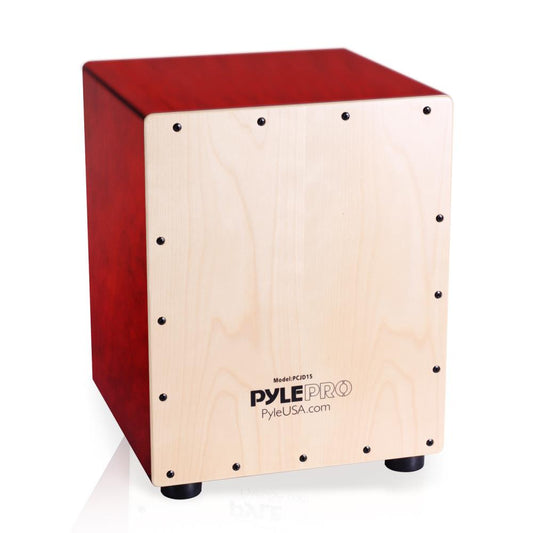 product image number 1 for Pyle Wooden Cajon Percussion Box