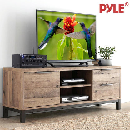 40W Compact PA Amplifier with Mic Inputs and Bluetooth