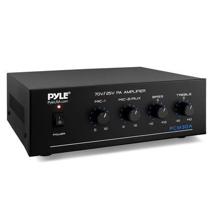 60W Compact Power Amplifier with Bluetooth and Remote