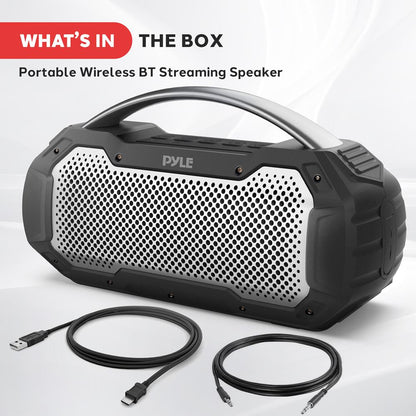 Waterproof Bluetooth Speaker 40W Rechargeable TWS Function RGB Lights