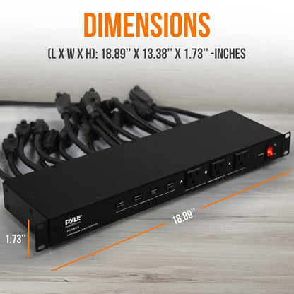 Rack Mount Power Conditioner with USB & AC Outlets