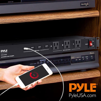 Rack Mount Power Conditioner with USB & AC Outlets