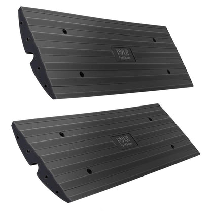 Driveway Curb Ramps 11,000lb Capacity Heavy Duty Rubber 4ft 2pc Set