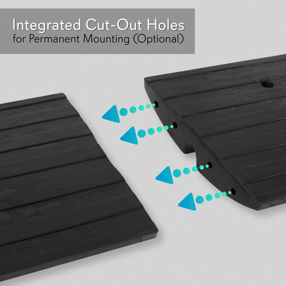 Rampe de seuil de voie d'accès pour bordure de trottoir de voiture 