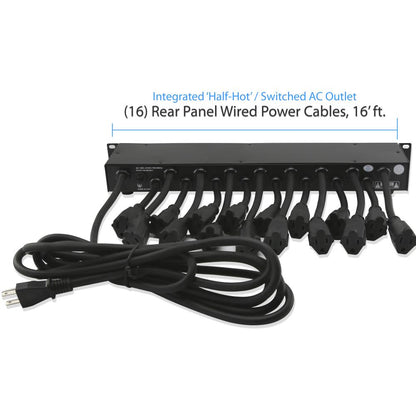 Rack Mount Power Conditioner with AC Outlets & USB
