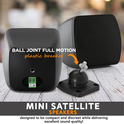 product image number 4 for Pyle Mini Satellite Speaker