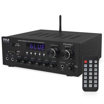 Compact Home Theater Amplifier Stereo Re