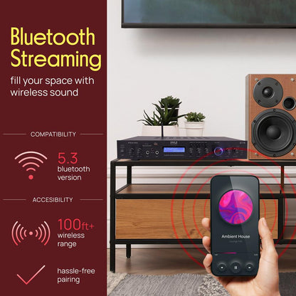 Bluetooth Radio Receiver & Amplifier