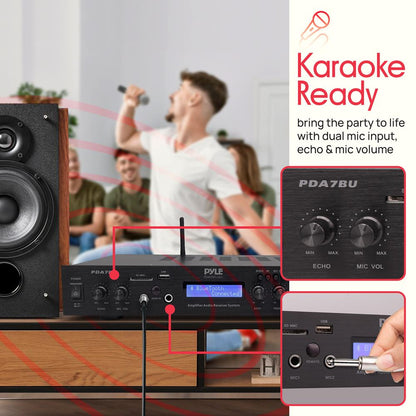 Bluetooth Radio Receiver & Amplifier