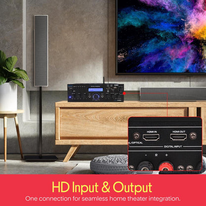 Bluetooth Stereo Amplifier Receiver