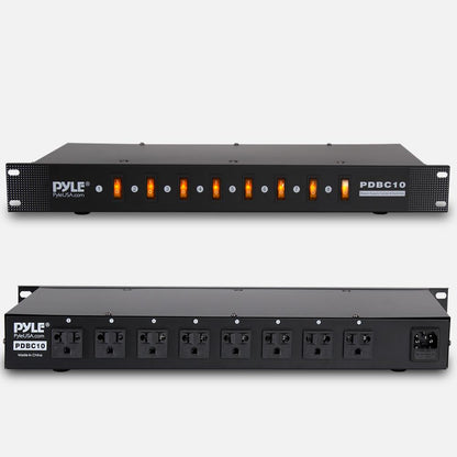 product image number 2 for Pyle Power Supply 8 Outlet With Switches