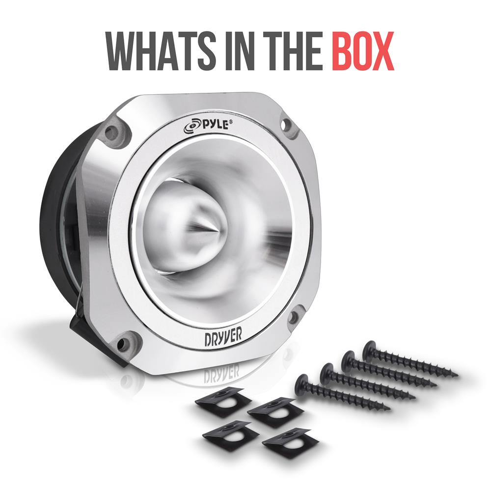 product image number 6 for Pyle 1.5" Heavy Duty Titanium Super Tweeter