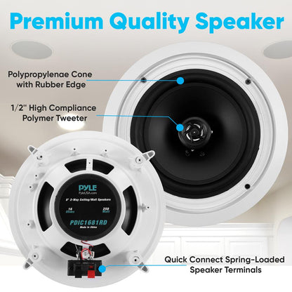 8.0'' Home In-Wall / Ceiling Speakers