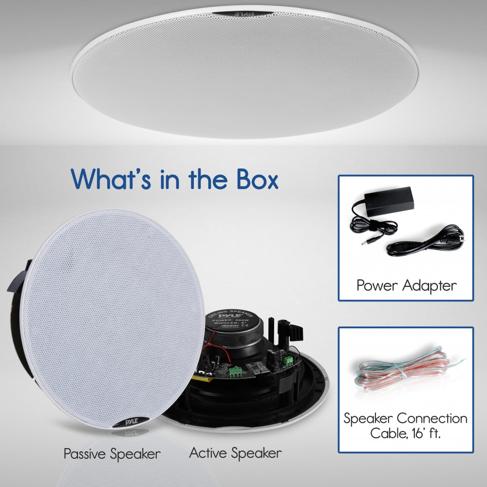 product image number 7 for Pyle 6.5'' Bluetooth Home Ceiling Speakers