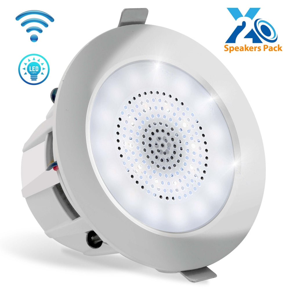 product image number 1 for Pyle 4.0’’ Led Bluetooth Ceiling Speakers