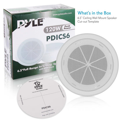 product image number 7 for Pyle 6.5'' In-Wall / Ceiling Speaker System