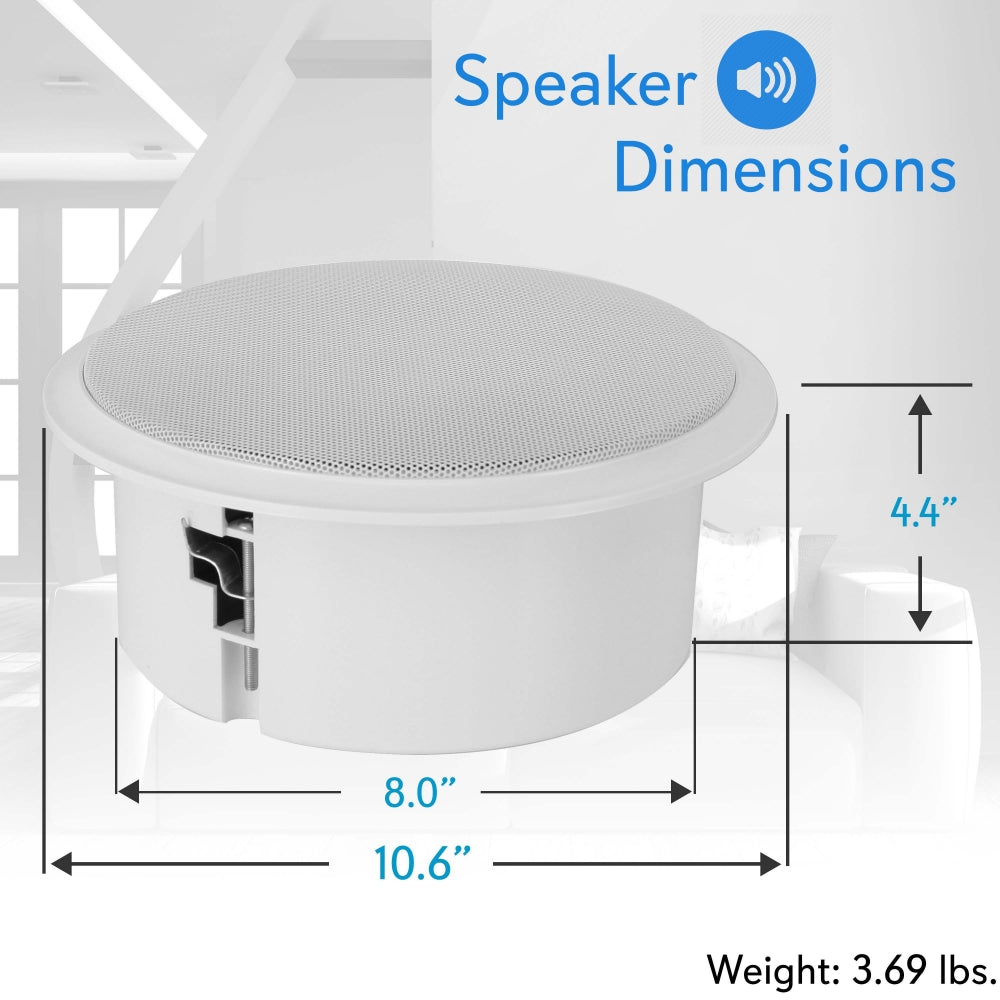 product image number 6 for Pyle 8.0'' In-Wall / Ceiling Speaker System