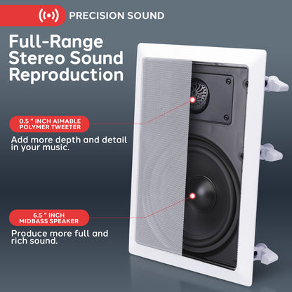 6.5'' Home In-Wall / Ceiling Speakers