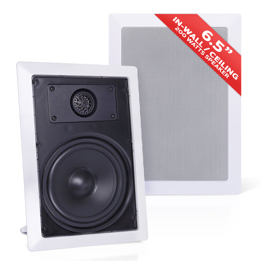 Haut-parleurs encastrés muraux / plafonniers 6,5'' pour la maison 