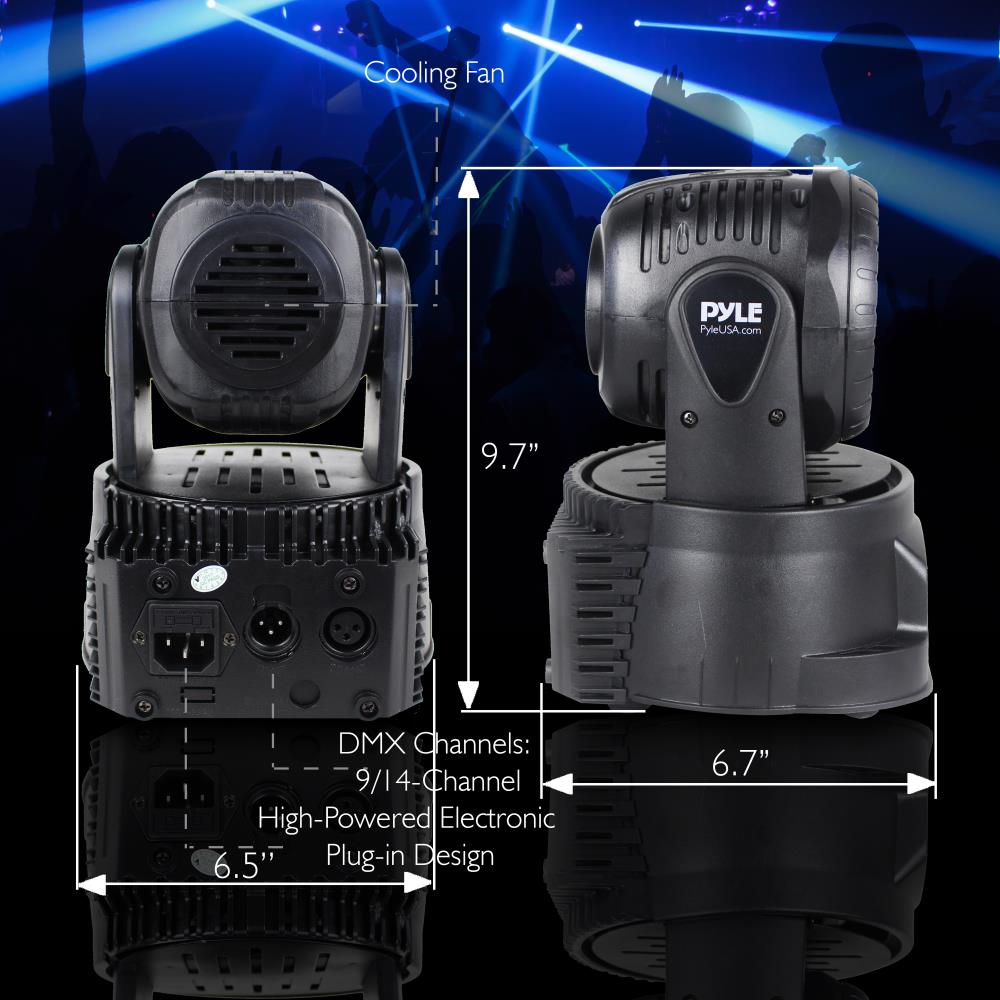 product image number 5 for Pyle Multi-Color Dj Led Stage Light System